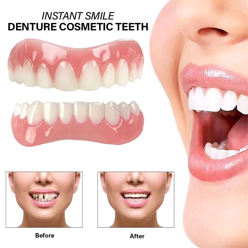 Instant Smile Lower Veneer Teeth By Billy Bob - Plus 3 Free Packs Impression Beads