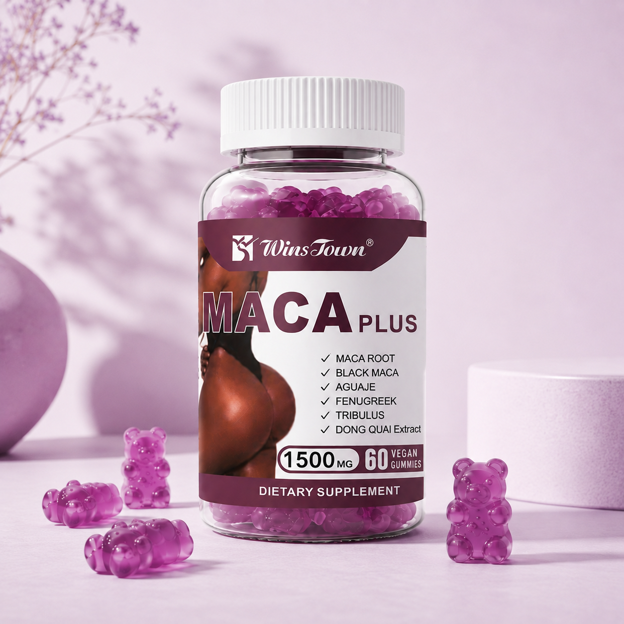 Maca Plus Gummies 1500mg – Women’s Daily Wellness