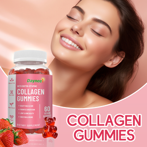 Daynee Collagen Gummies | Dietary Supplement for Collagen Replenishment and Hair/Nails/Skin Improvement