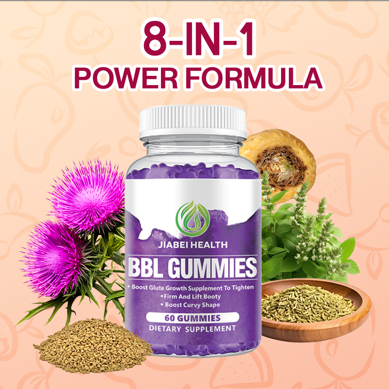 BBL Breast Curve Gummies, Dietary Supplement for Breast Enlargement and Hormonal Balance