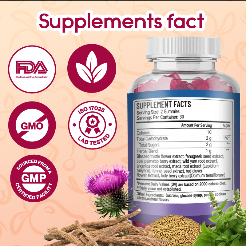 BBL Breast Curve Gummies, Dietary Supplement for Breast Enlargement and Hormonal Balance