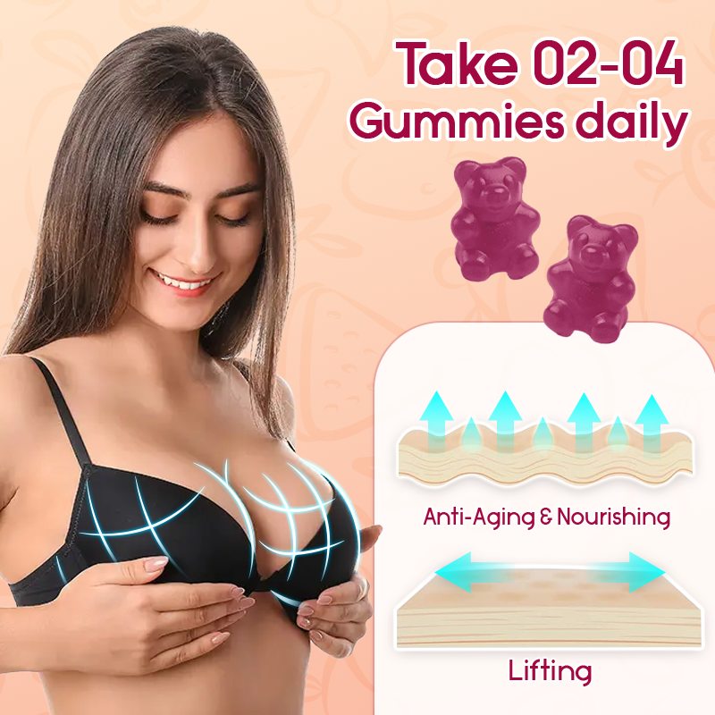 BBL Breast Curve Gummies, Dietary Supplement for Breast Enlargement and Hormonal Balance