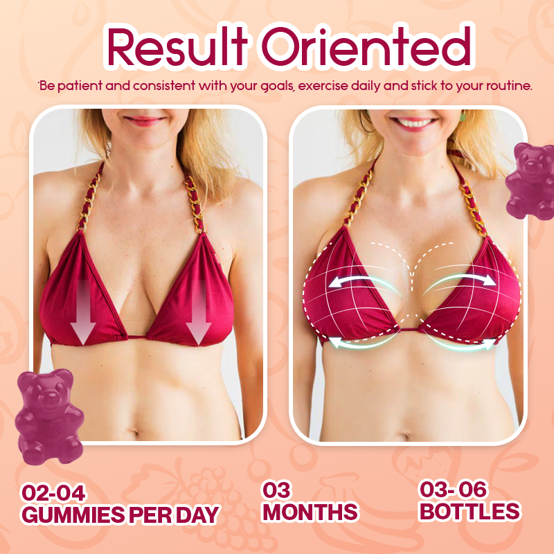 BBL Breast Curve Gummies, Dietary Supplement for Breast Enlargement and Hormonal Balance