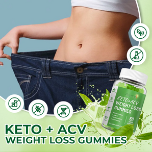 60 Vegan Weight Management & Overall Health Keto + ACV Gummies for Men & Women