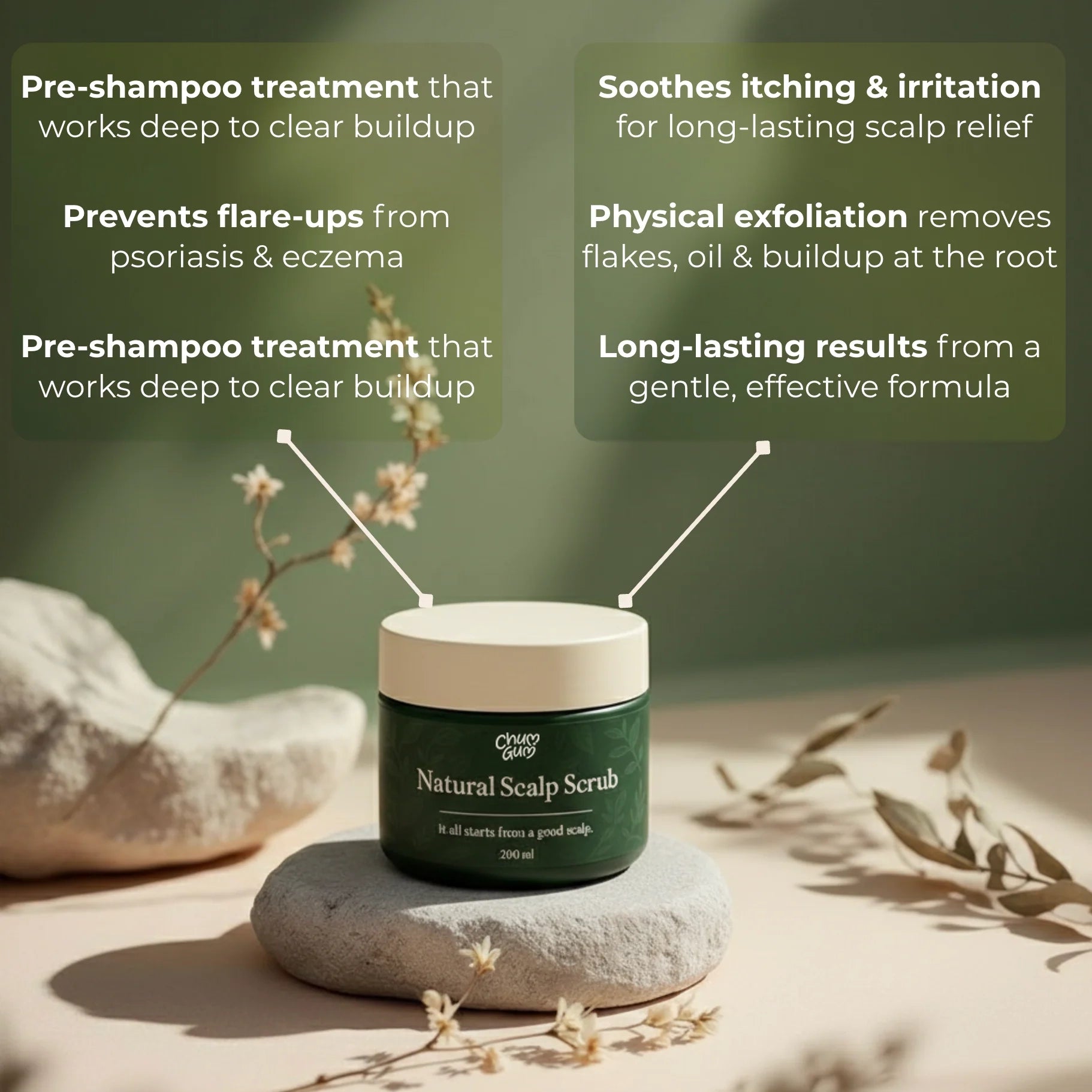 Chumgum Natural Scalp Scrub