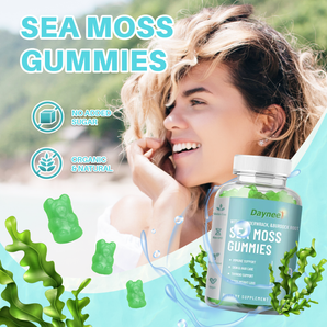 Natural Detox Cleanse & Thyroid Support, Gut Health Sea Moss Gummies