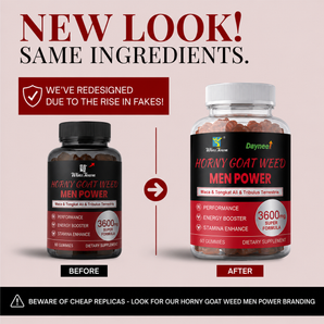 Horny Goat Weed Gummies for Men — Drive, Stamina & Performance Support 3600mg